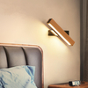 Applique murale d'intérieur marron Applique murale rotative LED lampe d'intérieur 330 degrés applique murale rotative led lumières d'intérieur led lumières d'intérieur