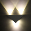 Meilleure vente applique murale triangle led créative moderne 3W 9W pour éclairage intérieur