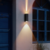 6W noir faisceau moderne applique éclairage extérieur intérieur étanche lampe à LED salon allée parc paysage jardin lumière