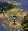 Jardin lumière solaire lampe à énergie solaire paysage éclairage étanche IP65 voie cour pelouse décoration extérieure LED
