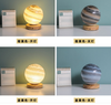 Planète lampe en verre lune Planète lampe décoration chambre chevet veilleuse Creative cadeau d'anniversaire rechargeable lampe de bureau lampe de table