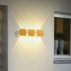 Nouveau couloir escaliers éclairage mur LED lampe extérieure étanche IP65 haut et bas applique murale acrylique lumière jardin lumières 220V