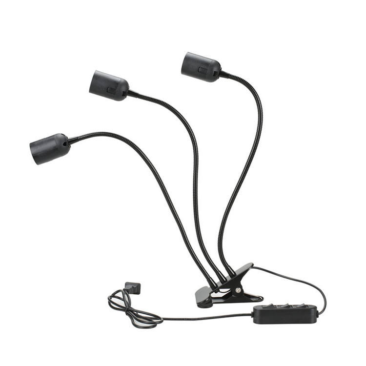 Clip LED transfrontalier ampoule simple tête Double tête trois tête Clip support de lampe E27 support de lampe universel avec clip