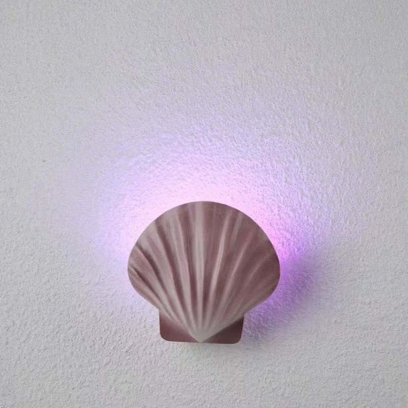 5W NOUVELLE Lampe Étanche LED applique moderne mur led lumière extérieure intérieure lumière loft jardin coquille lampe RGB lumière couleur
