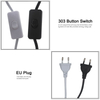 1.8M longueur de ligne E27 douille de lampe à LED a250V 4A 303 convertisseur d'adaptateur de support de lampe marche/arrêt pour support de douille de Suspension de lumière LED