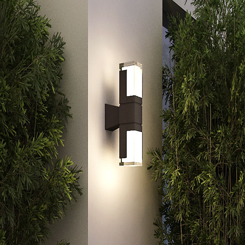 Applique murale Led en aluminium extérieur IP65 étanche vers le bas applique murale pour la maison escalier chambre chevet couloir éclairage réglable