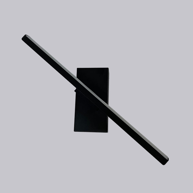 Lampes murales modernes à LED 330 chambre rotative 6W AC85V-265V applique murale noir lampe allée décoration intérieure éclairage