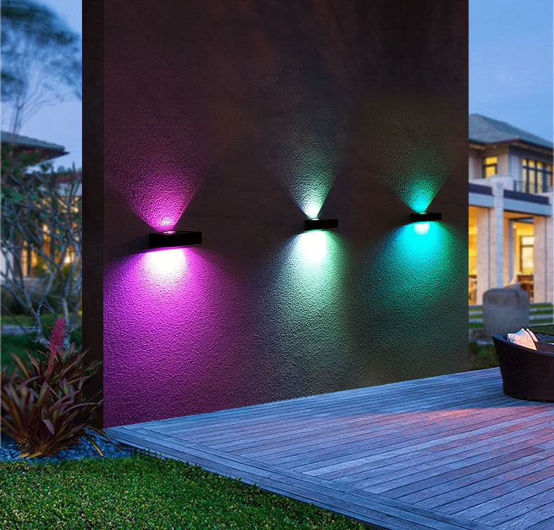 Lumière solaire étanche lumière LED lampe de lumière du soleil extérieure pour jardin rue paysage balcon décor solaire applique extérieure