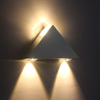 3W9W Moderne Triangle Intérieur Applique Murale LED En Aluminium pour La Décoration De La Maison luminaire mural