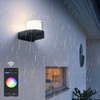 2023 Tuya APP Controle LED Applique Murale Intelligente IP65 Étanche Coloré Applique Murale Décorative À La Mode