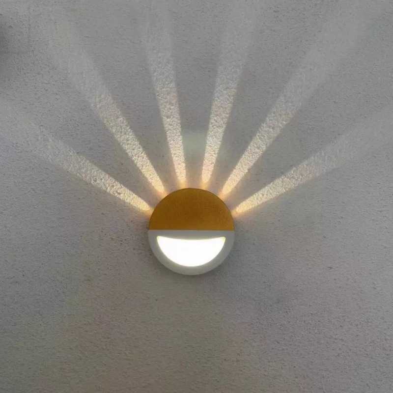 La lumière ronde créative moderne d'étoile a mené l'éclairage d'applique d'intérieur de lampe de mur