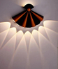 Nouveau Style 8W noir or nordique personnalité applique Simple Led salon fond rond applique hôtel minimaliste