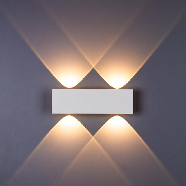 Moderne intérieur LED applique murale lampe de chevet salon maison éclairage couloir allée décoration aluminium lumière AC85-265V