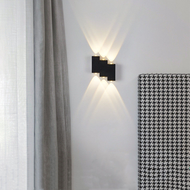 Lumière LED décorative 4 applique murale d'escalier étanche et veilleuse extérieure moderne applique murale LED extérieure mur étanche