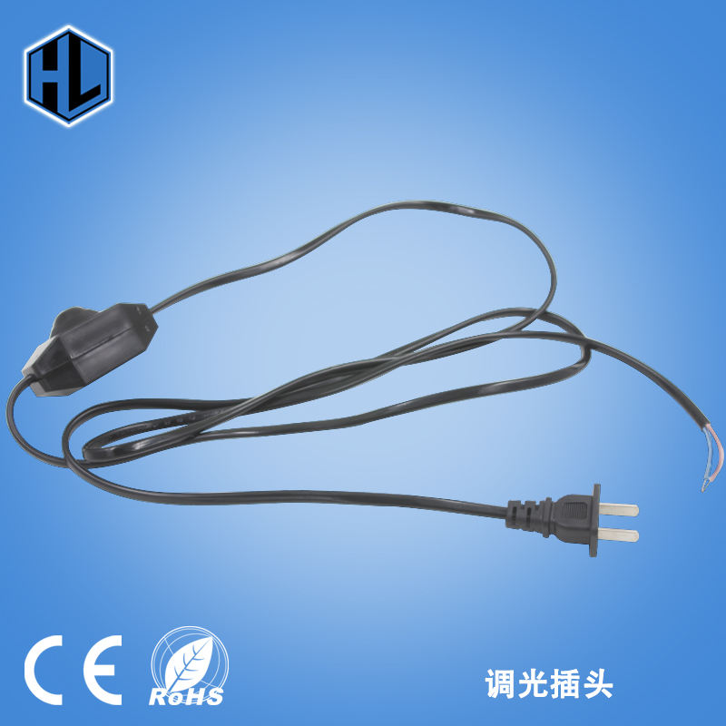 Vente chaude 301 Bouton Dimmable Interrupteur EU Plug Fil 301 gradateur US Plug AC110-220V 1.8M fil