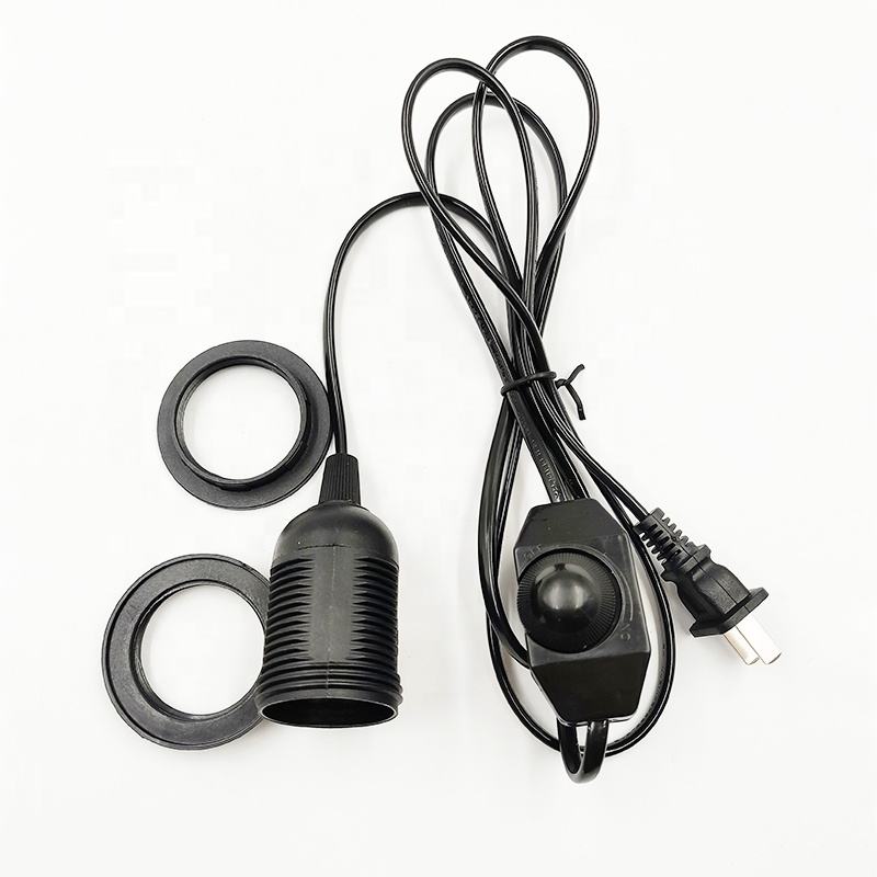 110V 220V 301 gradateur interrupteur à intensité variable E26 E27 fil électrique prise interrupteur et fil 0.75mm 0.5mm 0.35mm E26 support de lampe