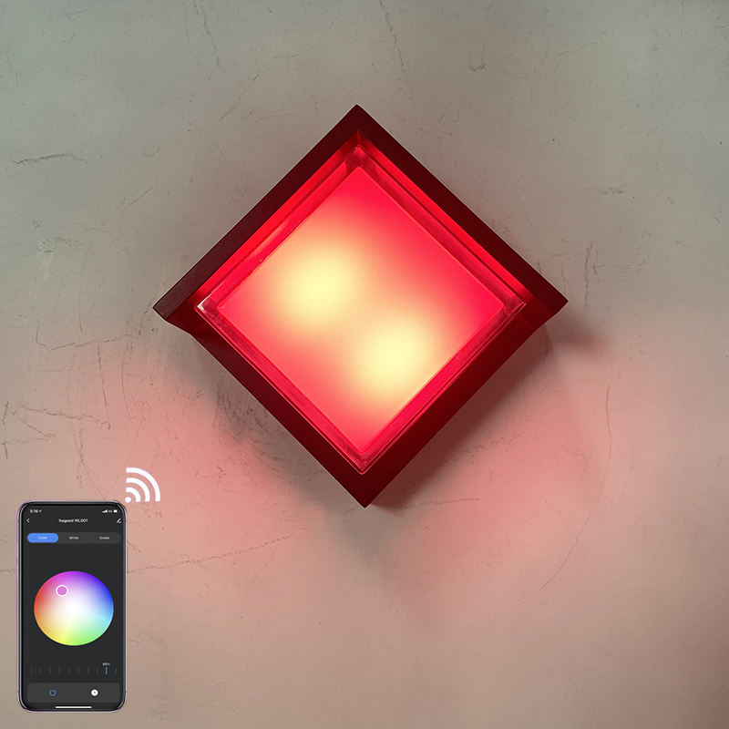Gradation applique murale intérieure Led App télécommande moderne chambre applique murale éclairage décor 5W salon acrylique applique murale