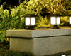 5LED lampe de cour solaire lampe de sol de pelouse lampe solaire de jardin treillis de jardin extérieur décoration de lumière de chambre antique style américain 