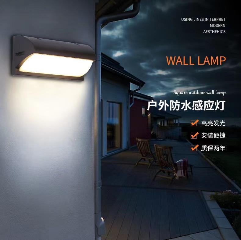 12W LED applique murale extérieure étanche led applique murale allée simple escalier cour lumière balcon applique murale super lumineuse