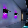 Lumière solaire fixée au mur imperméable à l'eau actionnée solaire extérieure de barrière lumineuse élevée de LED pour la lumière solaire de mur de sécurité de jardin