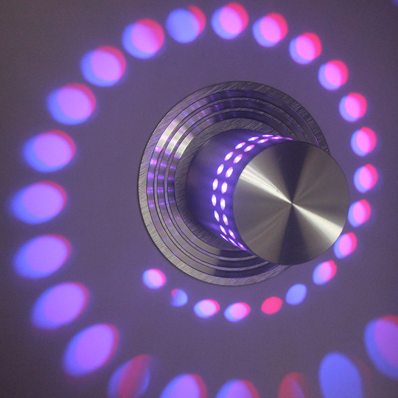 Applique murale rgb de bonne qualité 3w décoration de plafond intérieur applique murale led intégrée en stock avec barre KTV de chambre intérieure