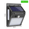 100 LED lumière solaire lampe solaire extérieure PIR capteur de mouvement applique murale étanche solaire alimenté lumière du soleil pour la décoration de jardin