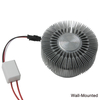 3W LED plafonnier forme ronde citrouille AC85 ~ 265V haute qualité moderne intérieur bref salle de bain aluminium RGB applique murale intégrer 220V