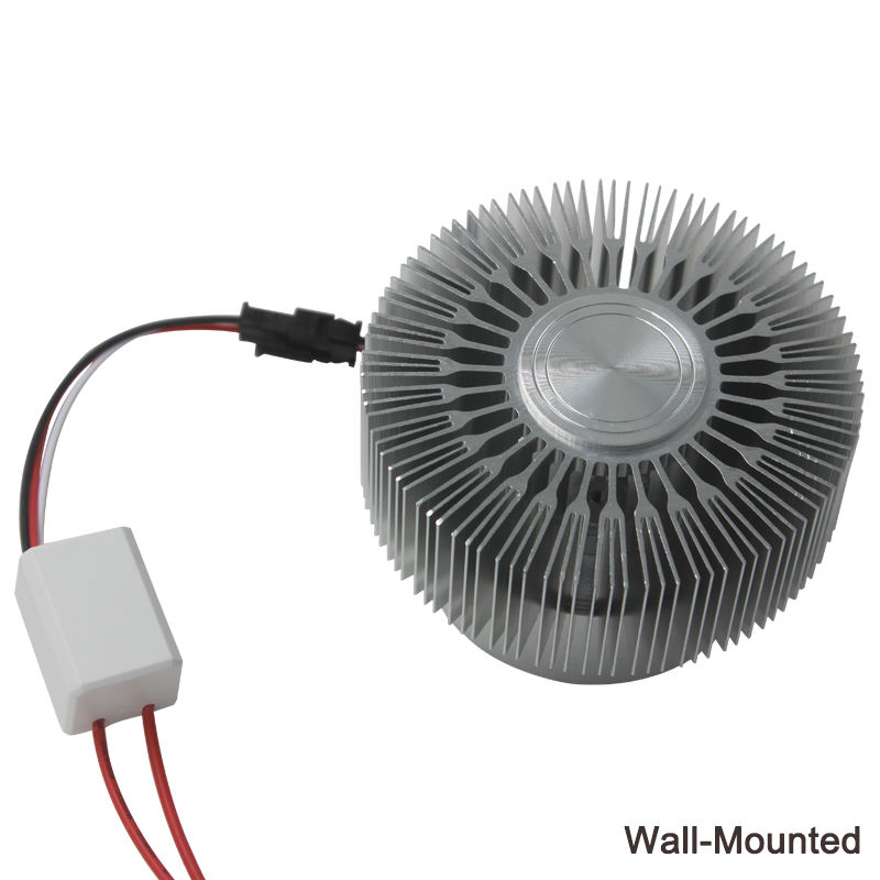3W LED plafonnier forme ronde citrouille AC85 ~ 265V haute qualité moderne intérieur bref salle de bain aluminium RGB applique murale intégrer 220V
