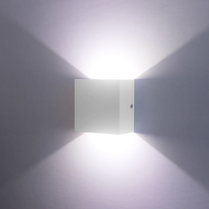 6W COB Applique Moderne En Aluminium Couloir 3000K + Éclairage LED Applique Murale Intérieur Lampe Intérieure Industrielle Projection Lumières