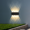 Moderne étanche extérieur 4W mur LED lampe IP65 aluminium haut et bas applique murale jardin porche applique décoration lumière 110V 220V