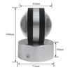 Moderne Mur Led Lampe Intérieur Escalier Luminaire Chevet Loft Salon Up Down Maison Couloir Lampada 6 W Appliques Murales