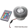 Applique murale rvb ronde tournesol 3W aluminium 85-265V pour intérieur maison Bar salon couloir hôtel applique murale colorée