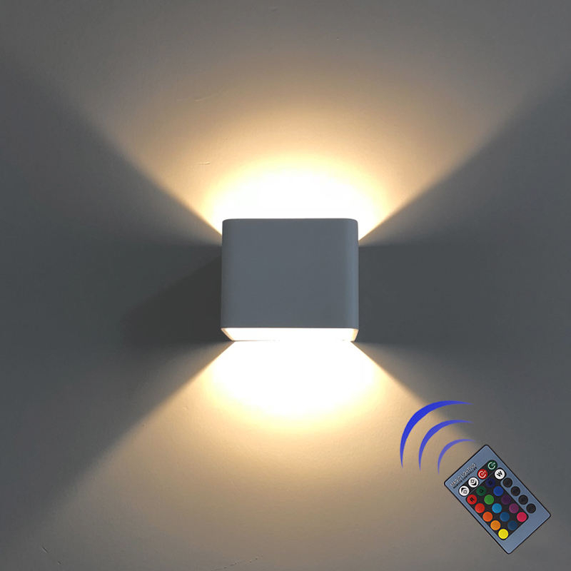 Support mural intérieur lampe villa décoration murale changement de couleur installation facile mur LED veilleuse