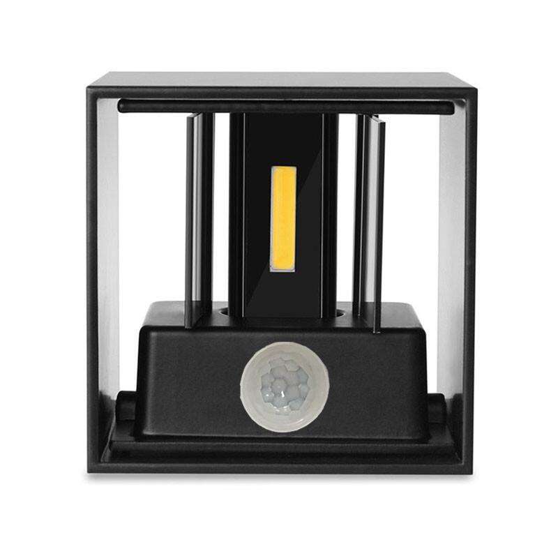 Cube Motion Sensor Haute Qualité LED Applique Murale 12W Blanc Réglable Extérieure IP65 Étanche Pour Intérieur Salon