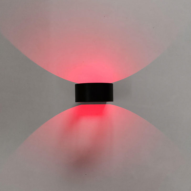 Cercle applique murale RGB Luminaire lumière salon chambre éclairage haut vers le bas Led veilleuse