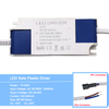 1-36W Safe Plastic Shell LED Driver Transformateur de lumière Courant constant 300mA Adaptateur d'alimentation pour lampe à LED / Puce