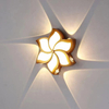 10W 12W Fleur Applique Murale Led Applique Murale Extérieure Mur Extérieur Led Éclairage Applique Murale Led Extérieure Moderne Led Applique Murale Led Applique Murale Lumières Lotus Applique Murale