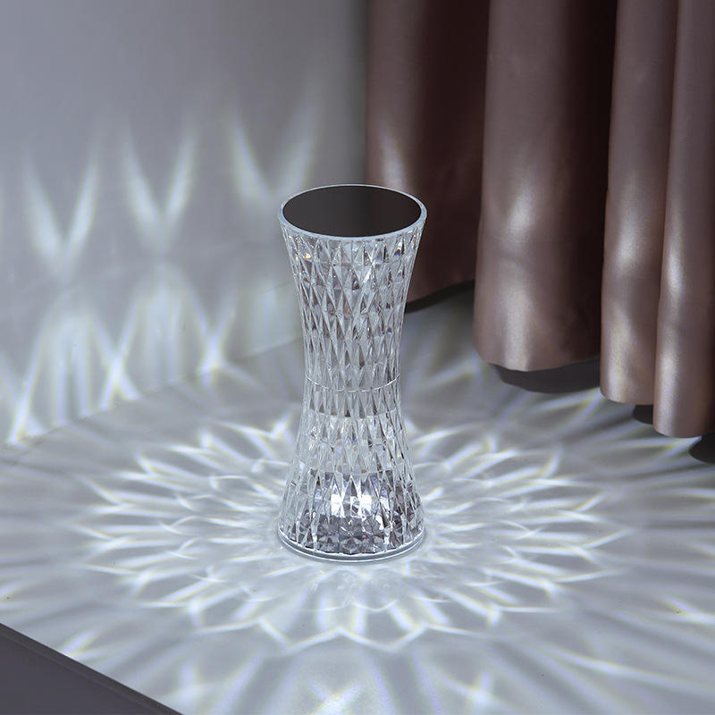 Petite taille cristal 16 couleurs lampe de Table Bar Table atmosphère lampe débranché chambre lampe de chevet cadeau d'anniversaire pour petite amie