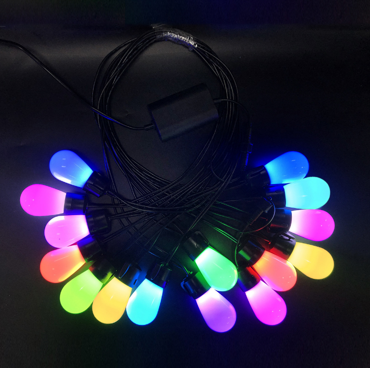 Guirlande solaire LED guirlande lumineuse décoration de noël ampoule IP65 étanche Patio lampe guirlande de vacances pour meubles de jardin en plein air
