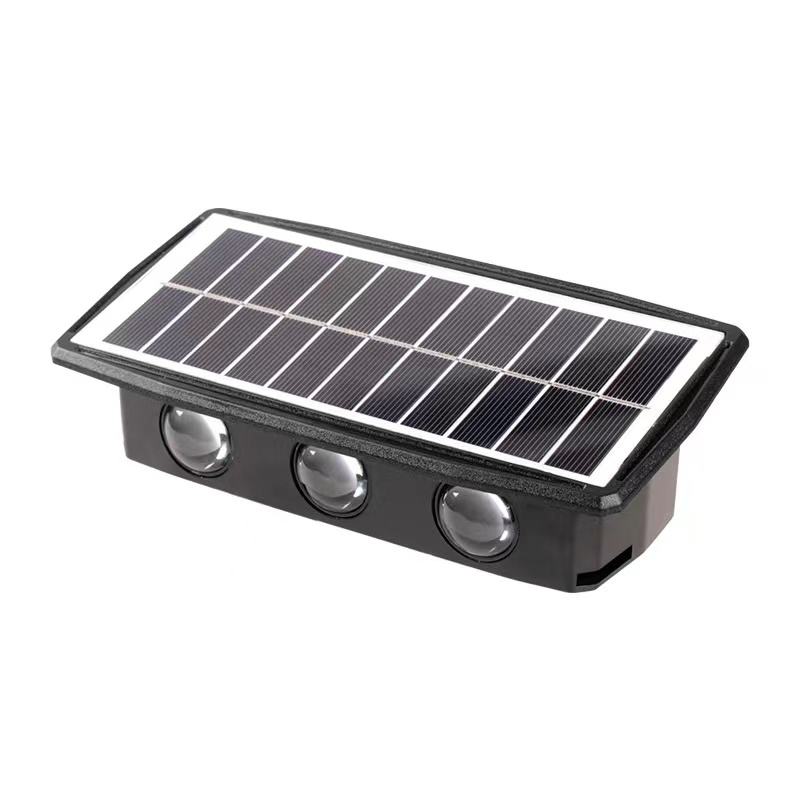Projecteur solaire Foco Lampe à LED Appareils d'éclairage solaires étanches Lampes d'inondation Mur Jardin Lampes solaires extérieures