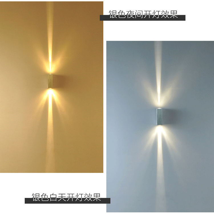 Nouvelle lampe de mur LED extérieur étanche couloir mur éclairage aluminium extérieur Lightintg