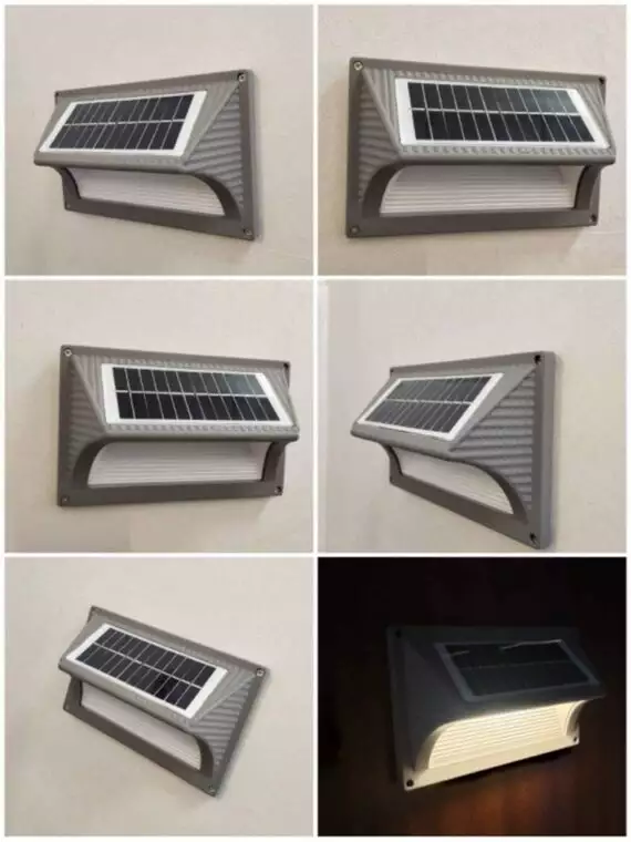  Réverbère solaire 108/90/60COB lampe à LED à Induction étanche PIR Motion lanterne lumineuse la plus lumineuse pour cour de jardin