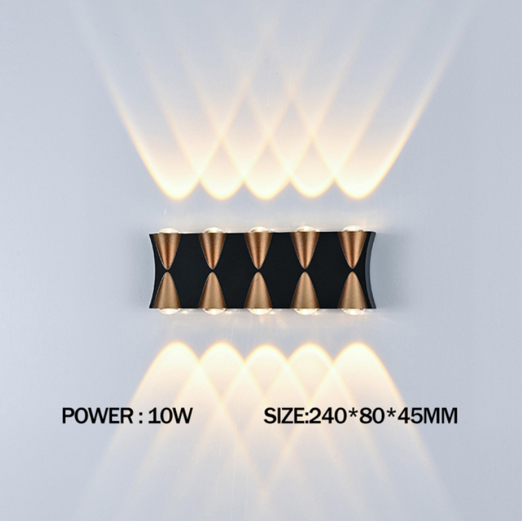LED Étanche IP65 Jardin Balcon Applique Murale Décorative Intérieure Et Extérieure