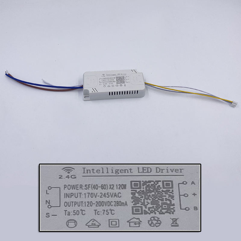 2 Voies 48-160W 2.4g LED Pilote Lampe Pilote Trois Température De Couleur Drive LED Transformateurs D'éclairage Haute Qualité Sécuritaire 2.4G Pilote Alimentation Pilote Adaptateur LED