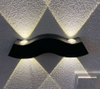 Applique murale décorative led avec 4 barbes et veilleuse extérieure led applique murale décorative étanche