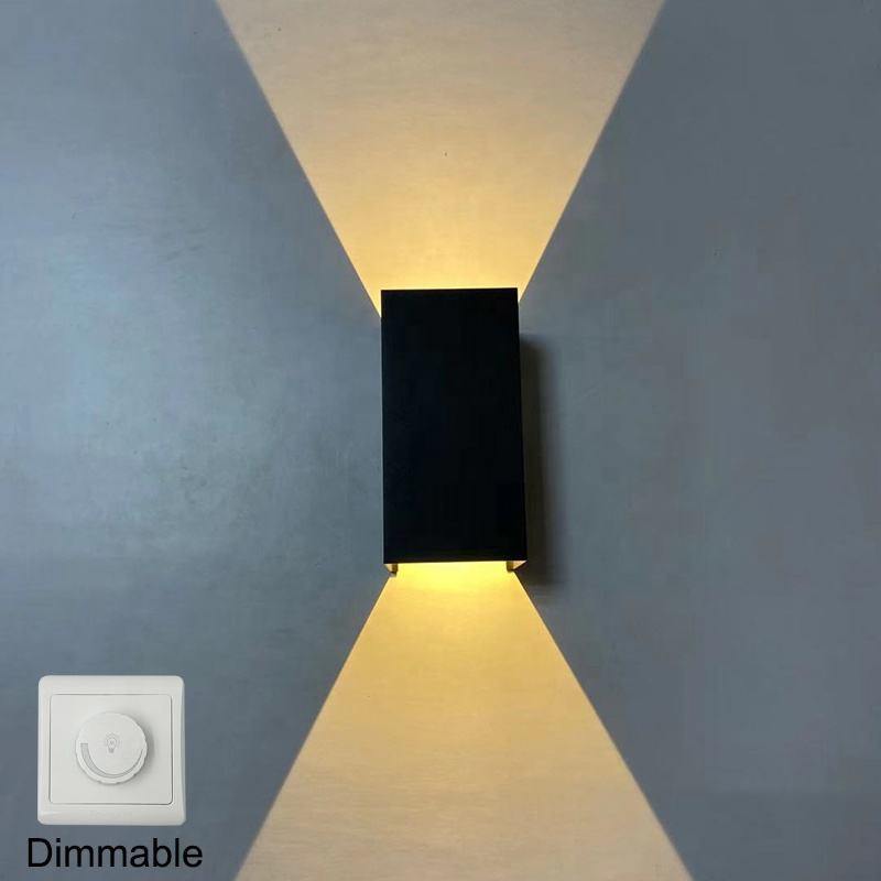 2023 Date Tuya 9W Applique Lumière App Contrôle Intelligent Éclairage Extérieur Acrylique Mur Monté Lumière Led Smart Mur Lampes Applique