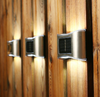 Veilleuse solaire extérieur jardin mur étanche lumière 2LED haut et bas éclairage extérieur décoratif jardin terrasse balcon