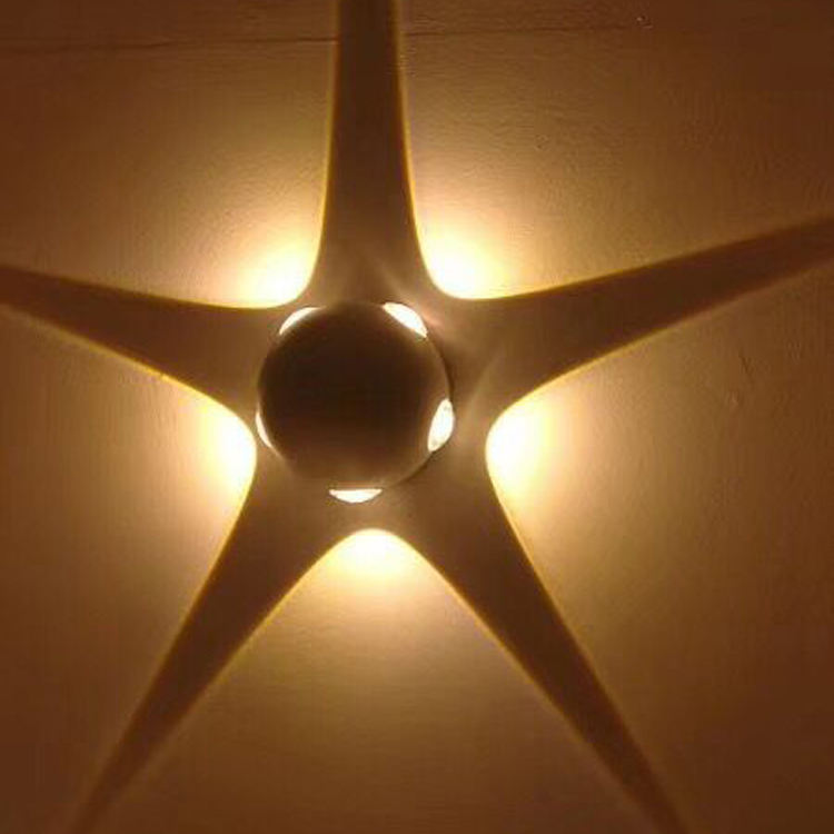 Applique murale LED intérieure et extérieure AC85-265V 2W 4W 6W 9W 12W Lampe étanche IP65 de style minimaliste moderne avec 2 ans de garantie