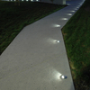 IP65 LED lumière souterraine 1W 3W lumière enterrée sous le chemin de la lampe au sol jardin pelouse cour extérieur éclairage étanche 85-265V DC12V