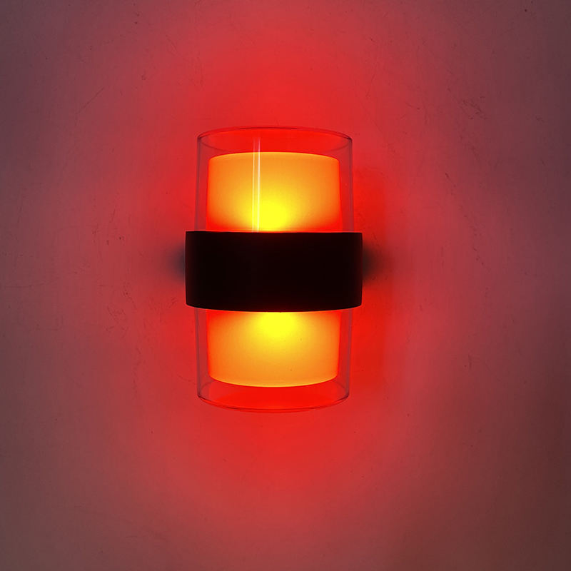 Tuya APP décoration industrielle IP65 étanche extérieur led applique murale wandlamp haut et bas applique avec prix d'usine
